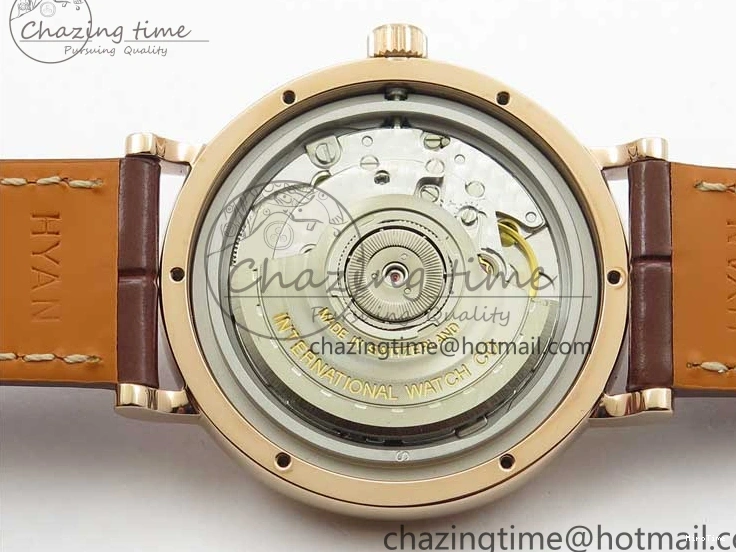 MIROTIME 0429 Portofino 37mm RG V7F 1:1 Best Edition Gray Dial on Deep Brown Leather Strap A SunProtective 7090